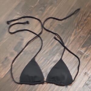 VICTORIAS SECRET Black Triangle Bikini Top
